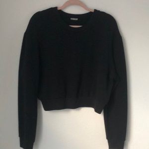 Reformation black crew neck sweater